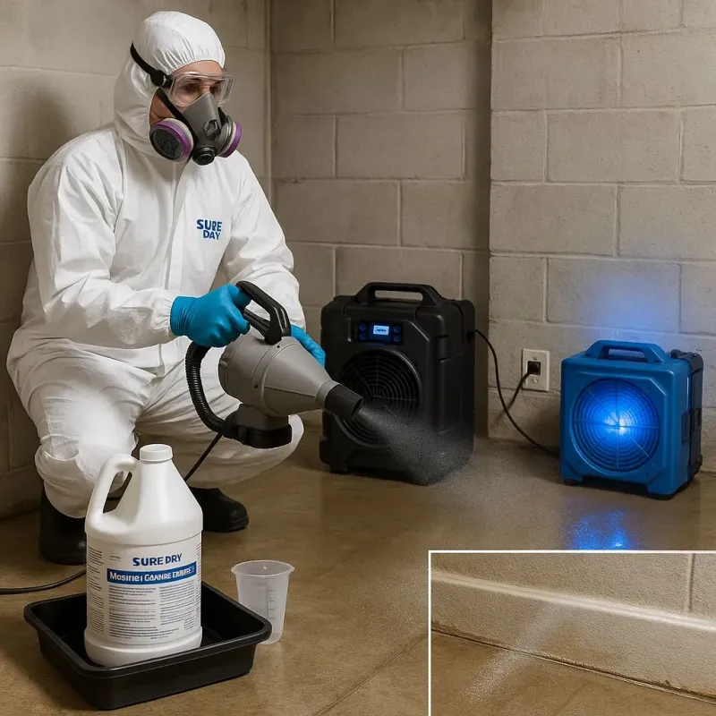 Sanitization and Odor Removal process in Gilman, IL